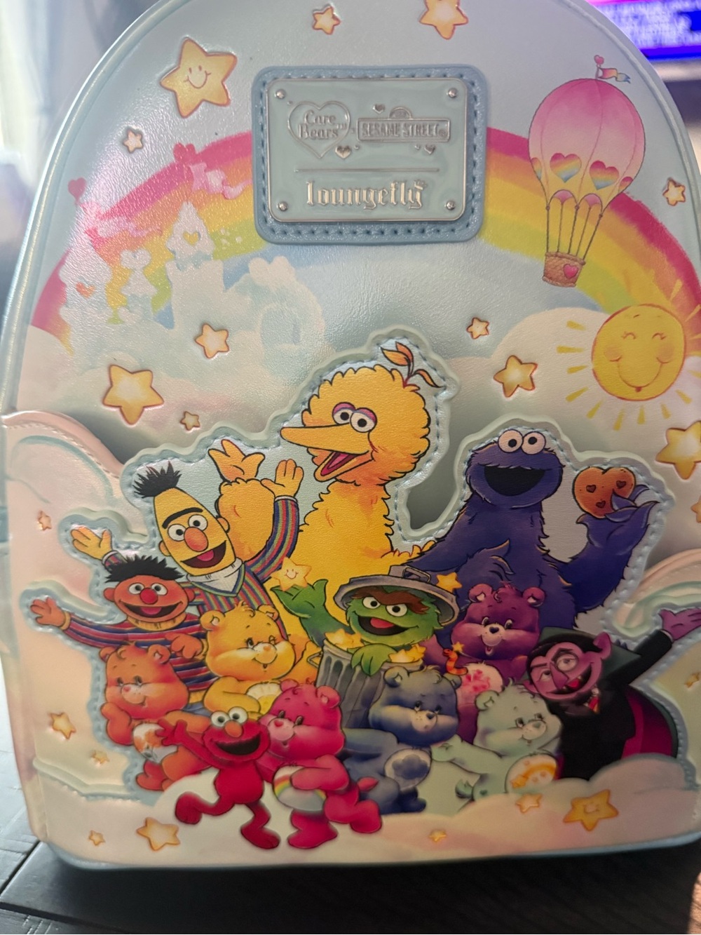 NWT Loungefly Sesame Street x Care Bears Loungefly Mini Backpack - Picture 2 of 7
